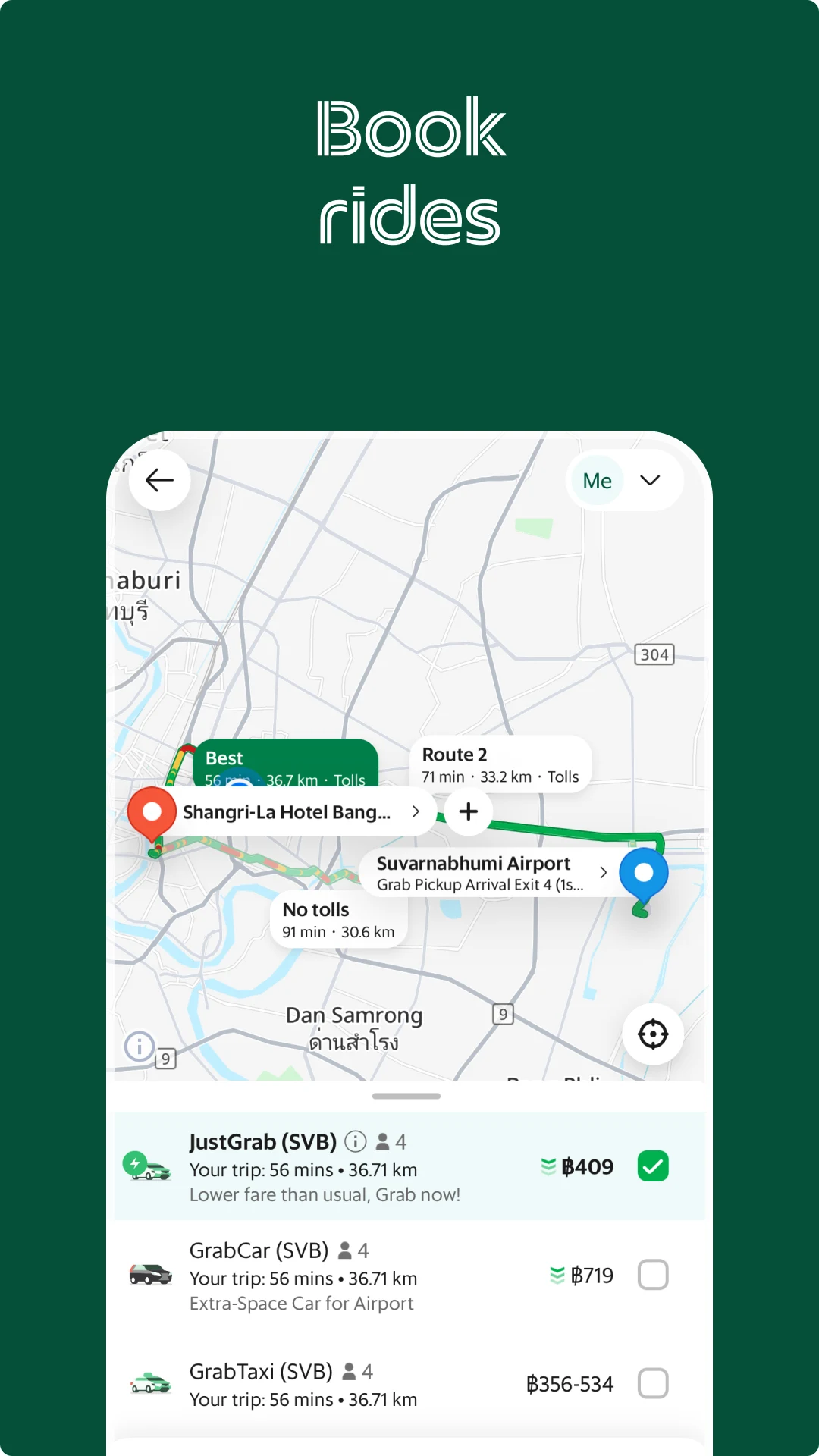 Grab - Taxi & Food Delivery screenshot